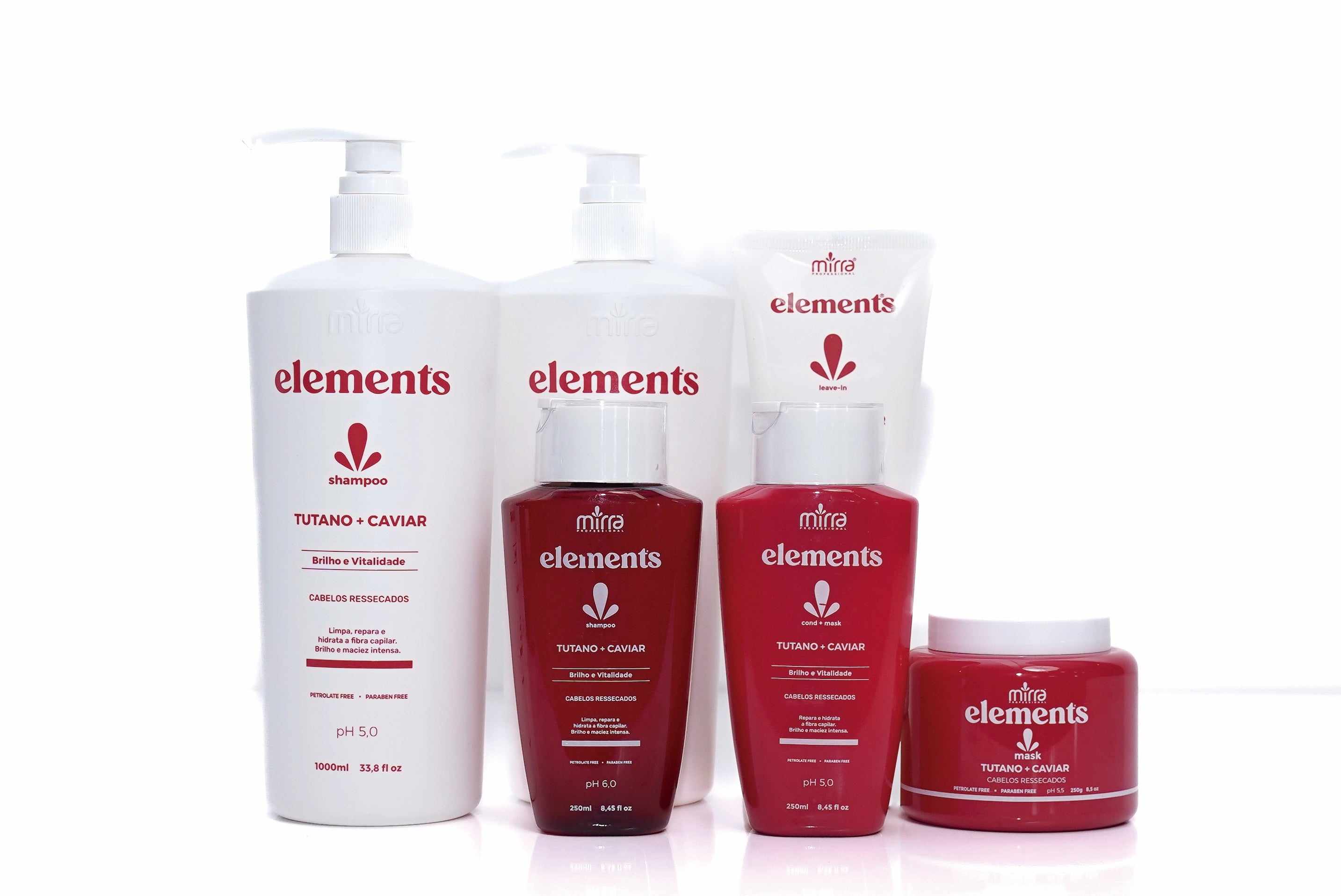 Kit Elements Tutano + Caviar - 2 pieces - 1000ml - Mirra